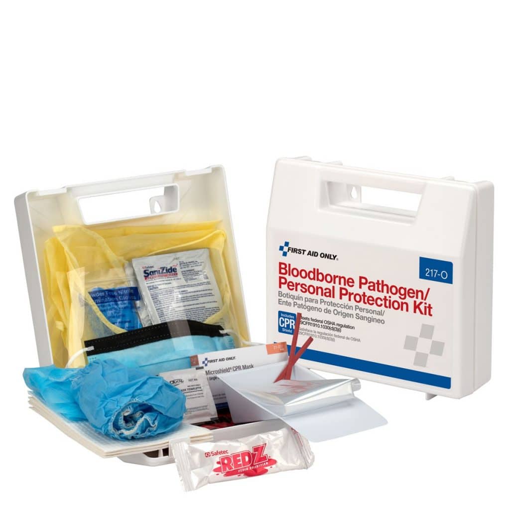 Blood Borne Pathogen (BBP) & Personal Protection And Spill Clean Up Kit ...