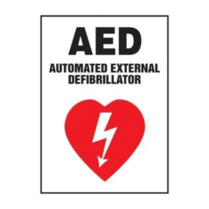 AED Vinyl Sticker